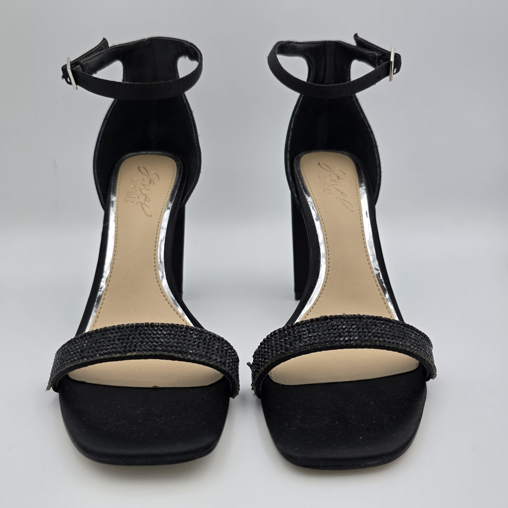 Jewel Badgley Mischka Women's Keshia III Heeled Sandals, Black, Women's 6.5 - Picture 4 of 16